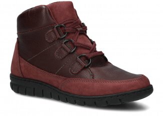 Ankle boot NAGABA 386 burgundy samuel leather