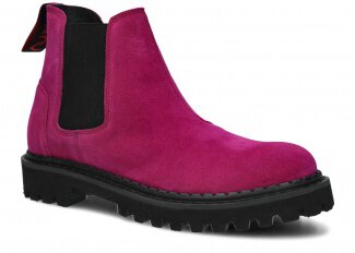 Women's ankle boot NAGABA 620 purple velours leather