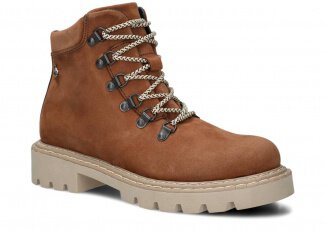Women's ankle boot EVENEMENT EV281 brown samuel leather