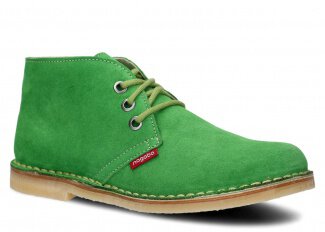 Ankle boot NAGABA 082 green grass velours leather