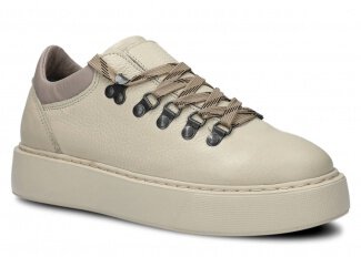 YOUTH SHOE 901 BEIGE RUSTIC LEATHER - SIZE 37