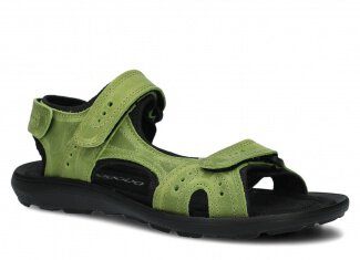 Men's sandal NAGABA 265 pistachio crazy leather