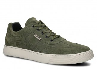 Men's shoe NAGABA 427 khaki velours leather