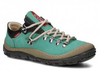 Trekking shoe NAGABA 054 mint campari leather