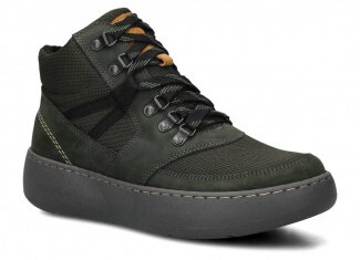 TREKKING ANKLE BOOT NAGABA 072 KHAKI CRAZY LEATHER + FELT - 37