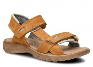 Women's sandal NAGABA 168 yellow parma leather