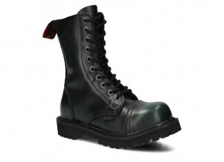 Combat booty NAGABA 10H green-black kabir leather