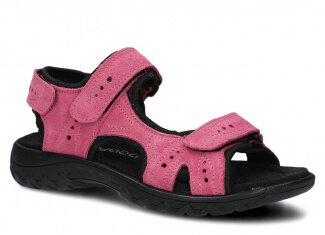 Women's sandal NAGABA 264 pink velours leather