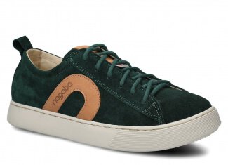 Shoe NAGABA 611 emerald velours leather