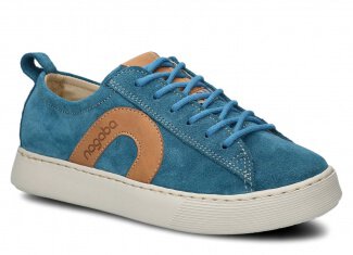 Shoe NAGABA 611 jeans velours leather