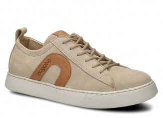 Shoe NAGABA 611 beige velours leather
