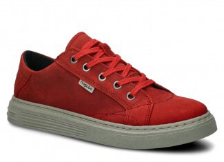 Men's shoe NAGABA 412 red crazy leather