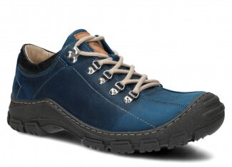 Men's trekking shoe NAGABA 455 HOCZ cobalt crazy leather