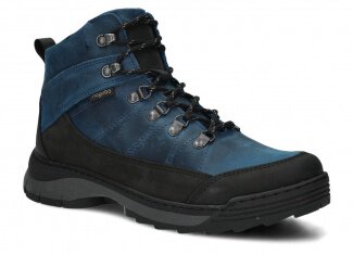 Men's trekking ankle boot NAGABA 442 cobalt crazy leather