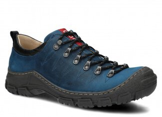 Men's trekking shoe NAGABA 444 cobalt crazy leather