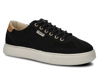 Shoe NAGABA 612 black velours leather