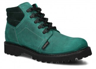 Hiking boot - NAGABA 1121 emerald crazy leather