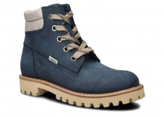 Hiking boot NAGABA 622 navy blue crazy leather