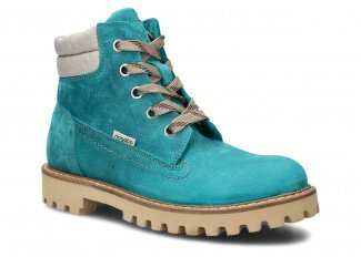 Hiking boot NAGABA 622 turquoise crazy leather