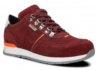 Shoe NAGABA 313 burgundy velours leather