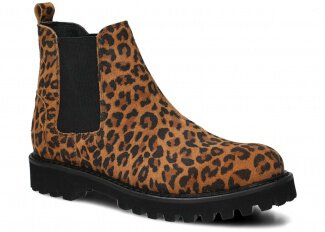 Women's ankle boot NAGABA 620 ginger lampart leather