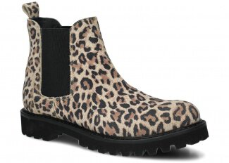 Women's ankle boot NAGABA 620 beige lampart leather