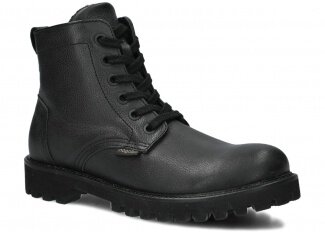 Hiking boot NAGABA 0941 black rustic leather