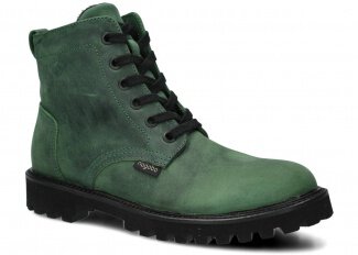 Hiking boot NAGABA 0941 green crazy leather