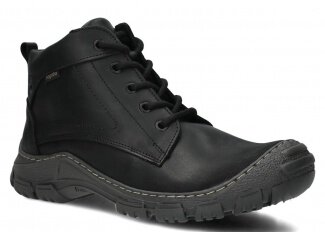 Men's ankle boot NAGABA 436 black crazy leather
