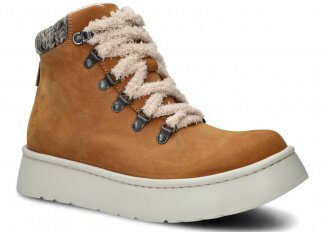 Women's ankle boot 283 brown crazy leather