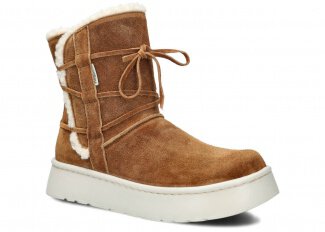 Women's ankle boot 235/1 ginger velours wax leather