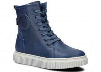 Ankle boot NAGABA 3931 navy blue cloud leather