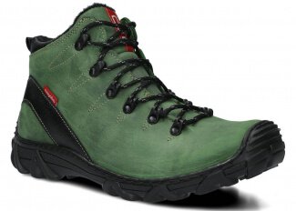 Men's trekking ankle boot NAGABA 403 green crazy leather