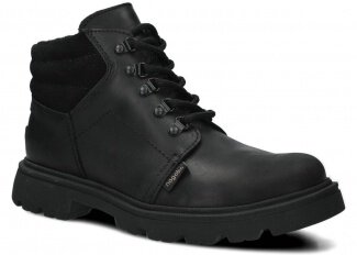 Hiking boot NAGABA 1122 black crazy leather