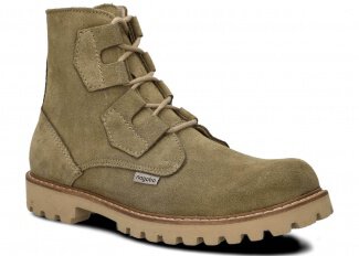 Men's ankle boot NAGABA 488/1 olive velours leather