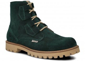 Men's ankle boot NAGABA 488/1 emerald velours leather