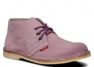 Ankle boot NAGABA 082 light pink velours leather