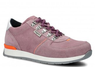 Shoe NAGABA 313 light pink velours leather