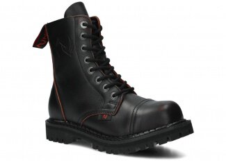 Combat booty NAGABA 8H burgundy lico leather