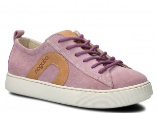 Shoe NAGABA 611 light pink velours leather