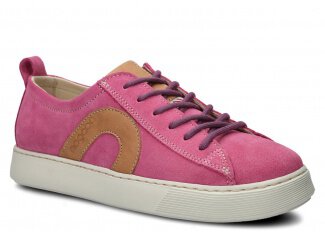 Shoe NAGABA 611 pink velours leather