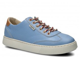 Shoe NAGABA 612 light blue rustic leather
