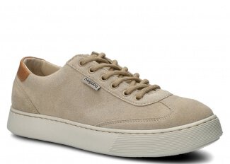 Shoe NAGABA 612 beige velours leather