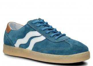 Shoe NAGABA 129 jeans velours leather