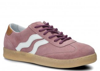 Shoe NAGABA 129 light pink velours leather