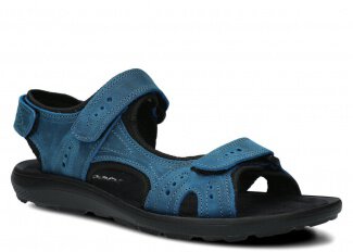 Men's sandal NAGABA 265 cobalt crazy leather