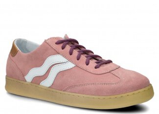 Shoe NAGABA 129 coral velours leather