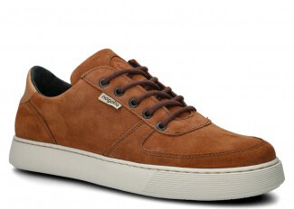 Men's shoe NAGABA 439 brown velours leather