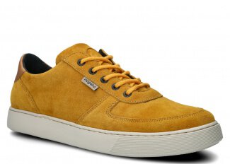 Men's shoe NAGABA 439 yellow velours leather