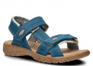 Women's sandal NAGABA 168 cobalt crazy leather